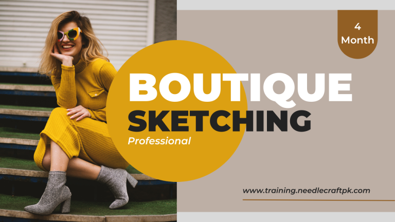 Boutique Embroidery Sketching & Khaka Making Course